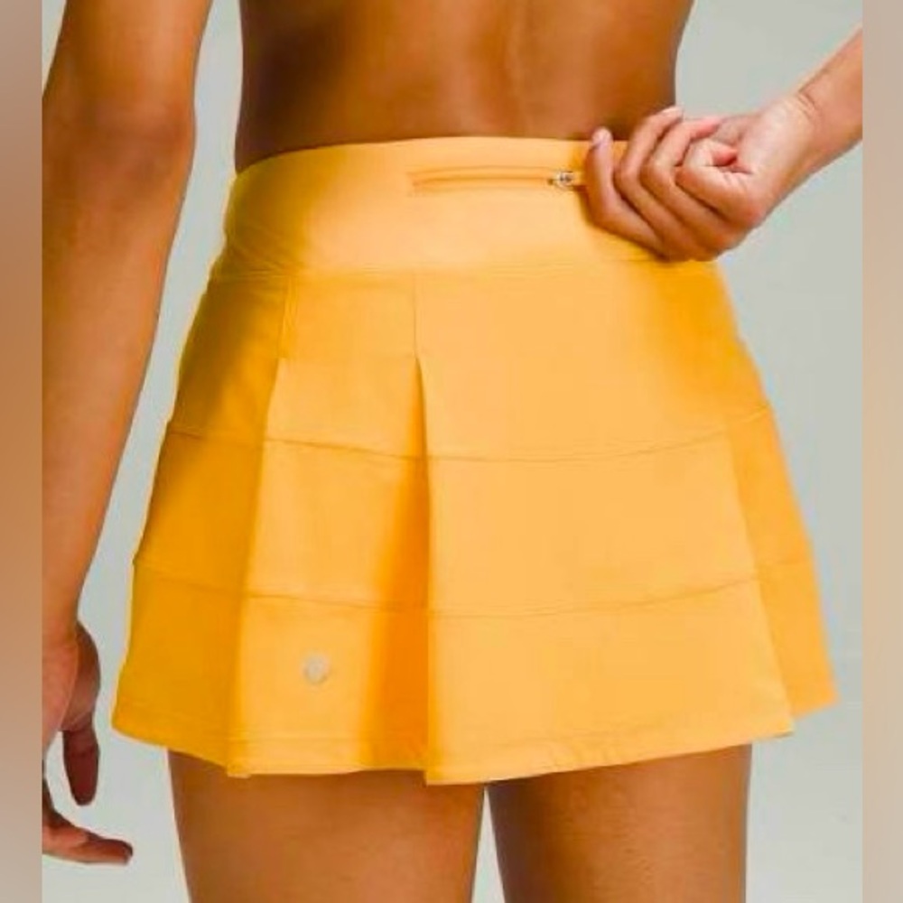 Lululemon Pace Rival Skirts Rare Color Mango Dream 🧡 NWT & NWOT